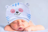 SYGA 1 Piece Small Eye Design Baby Cotton Sleep Cap_Blue