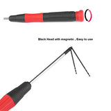 SYGA Screwdriver Cross Magnetic super hard household combination set Screwdriver Computer Taper Starter Batch Tool(ED2.5-75-)