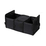 SYGA Insulation Storage Picnic Bag Heavy Shopping Organizer Foldable Storage Bag_Black
