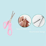 SYGA Baby Nail Clippers Set with Scissors 2 Piece Safety Suit,Best Grooming Kit Baby Shower Gift for Girls and Boys, Newborn, Infant and Toddler(Pink)