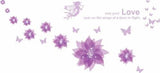 Syga Beautiful Decent Color pieceful Wall Stickers Decals Design 932V