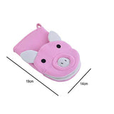 SYGA Animal face Cartoon Bathing Gloves Children Cartoon Bath Towel Baby Bath Gloves(Pink)