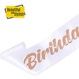 SYGA Party Sash Favor Decoration Party Accessories - White
