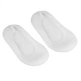 SYGA Silicon Moisturizing Skin Care Protection Anti-Cracking Foot Medium Size Socks for Male and Female(White)