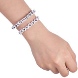 SYGA Beads for Kids Crafts Children's Jewellery Making Set Kit DIY Bracelets Necklace Hairband and Rings Craft Kits Birthday for 4, 5, 6, 7-Year-Old Little Girls-White & Black, BeadsDesign-1