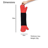 SYGA Red and Black Biconnected Circle Short High Temperature Silicone Gloves Waterproof Ironing Insulated Oven Silicone Glove