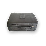 SYGA Travel Cosmetic Bag Plain Multifunction Portable Bag Cosmetic Makeup Pouch Case (Black)