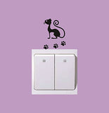 SYGA Set of 6 Decorative Beautiful Modern Art Kids Room Switch Board Stickers