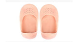 SYGA Silicone Moisturizing Skin Care Protection Anti-Cracking Foot Small Size Socks for Men and Women (Skin, Small)