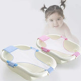 SYGA New Baby Bathtub Mesh Seat Support Sling Net Infant Bath Blue Tub Hammock(Pink)