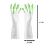 SYGA Multipurpose Kitchen Cleaning Cooking Gloves_Green
