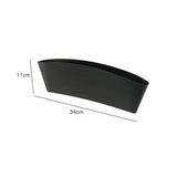 SYGA 2 Pcs Black PE Car Seat Gap Filler, Car Seat Side Console Slit Caddy Catcher Storage Box Pad Pocket