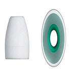 SYGA Silicone Earbuds Tips for Sony XBA, MDR, Senhai and UE Series in-Ear Earphone Headsets, Hybrid Eartips, Original Colombian Brother Earmuffs Headphone (Medium-11mm and 3.5mm Diameter, White)