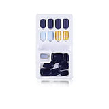 SYGA Press on Gel Nails 30 Pcs With Double Sided Jelly Adhesive Nail Glue Nail Filer, Fake Nails Long Lasting Press, Ready made Nails. (FakeNails-F635-16)
