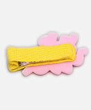SYGA 10Pcs Baby Hair Clip For Girl Alligator Teeth Hair Accessory For All Type of Infant Toddler Baby Hairs Bow Rainbow Cloud Unicorn Patterns- Set of 10, Rainbow