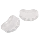 SYGA Forefoot Pads Soft Toe Separator, Prevent Calluses, Foot Pain Relief Honey Comb Pattern for Women and Men_White