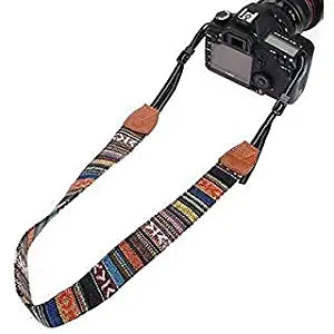 SYGA 1 Piece Blue Coloured DSLR Camera Shoulder Strap