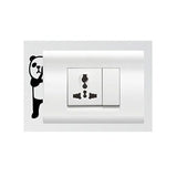 SYGA Decorative Beautiful Modern Art Switch Board Stickers - (Multicolour, 20 cm x 1 cm x 10 cm) Set of 7