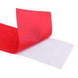 SYGA Non Slip Safety Grip Tape for Stairs Steps 2.5 cm Wide and 5 Meter Long - Indoor Outdoor Non Skid Friction Abrasive Adhesive_Red