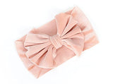 SYGA 1 Piece Velvet Bow Shape Baby Head Band_Gold_19.5 * 11cm