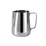 SYGA Milk Frother Jug Stainless Steel Milk Frothing Pitcher Coffee Cappuccino Latte Art Frothing Pitcher Barista Milk Jug Measuring Cup - Silver, 350ml