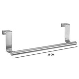 SYGA 23 cm Stainless Steel Kitchen Bathroom Storage Rack Holder Towel Bar Cupboard Hanging Shelf Hanger Chest Storage Organizer