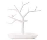 SYGA White Tree Design Jewelry Rack Display Stand Holder Organizer for Earrings Necklace Ring