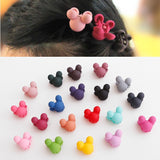 New Mini Mickey Clips Baby Hair Clips Children's Hair Accessories Yiwu Supply One Yuan Small Commodity Jewelry Wholesale