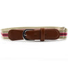 Khaki white double red width 2.5cm / 60-80 cm