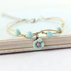 Green cherry blossoms
