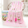 Multi-version bear head pink / 70*140--