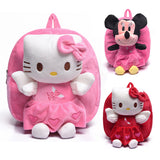 Cartoon cute children's schoolbag kindergarten small class baby backpack KT cat Mickey 1-3 years old backpack