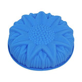 SYGA Big Sunflower Silicone Cake, Jelly, Pudding, Mousse, Bread DIY Baking Mould_Blue