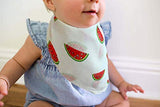 SYGA Pack of 2 Bibs Bandana for Bibs and Teething for Girls and Boys(Banana and Watermelon)