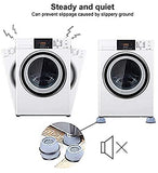 SYGA 4PCS Washing Machine Rubber Feet Pads Universal Anti Vibration Washing Machine Mat Anti Slip Noise Cancelling Washing Machine Feet for Dryer, Washing Machine, Dishwasher- ray