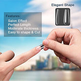 SYGA Tshape False Nails and Glue Bottle Professional Brush On Nail Tip Glue for Press On Nails Fake Nails Long Lasting Press On Nails for Women and Girls- Transparent, 500 pieces