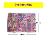 SYGA Beads for Kids Crafts Children's Jewellery Making Set Kit DIY Bracelets Necklace Hairband and Rings Craft Kits Birthday for 4, 5, 6, 7-Year-Old Little Girls-Multicolor, QL-00012