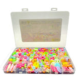 SYGA Beads for Kids Crafts Children's Jewellery Making Set Kit DIY Bracelets Necklace Hairband and Rings Craft Kits Birthday for 4, 5, 6, 7-Year-Old Little Girls-Multicolor, QL-00001