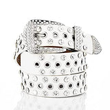 SYGA Women's PU Leather Belt Round Buckle Eyelet Waist Belt (Pack of 1)
