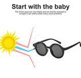 SYGA Kids Goggles, Modern Stylish Eyewears for Boy's and Girls, Round Style, Suitable for Age 3-8 Years