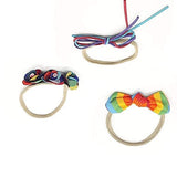 SYGA 3 Pcs Children's Girls Hair Band Baby Stretch Nylon Baby Rabbit Ear Hair Jewelry Headband