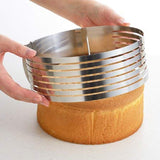 SYGA Cake Adjustable Stainless Steel Mousse Mould Multi Layer Cake Slicer Cutter