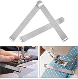 SYGA 20Pcs Hemming Sewing Clips Stainless Steel 3 Inches Wonder Clips, Pinning, Dressmaking Sewing Accessories, Quilting Measurement Ruler Supplies Set of 20 Sewing Tool - Silver, 20 Pieces