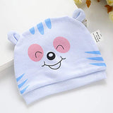 SYGA 1 Piece Small Eye Design Baby Cotton Sleep Cap_Blue