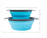 SYGA Set of 2 Vegetable Fruit Washer Strainer_Blue