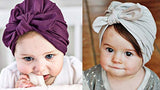 SYGA 1 Piece Cotton Hat Warp Turban Infant Photography Props