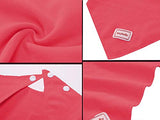 SYGA Baby Kids Infant Toddler Bandana Bib Feeding Triangle Salvia Towel Hat Red