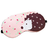 SYGA Peach Cartoon Gel Ice Sleep Eye Mask Adjustable Head Strap Funny Eye Mask for Sleeping