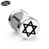 Hexagram steel surface