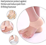 SYGA 1 Pair Heel Foot Protector,Plantar Fasciitis Foot Arch Support Ankle Pain Relief Socks with Hole_Skin